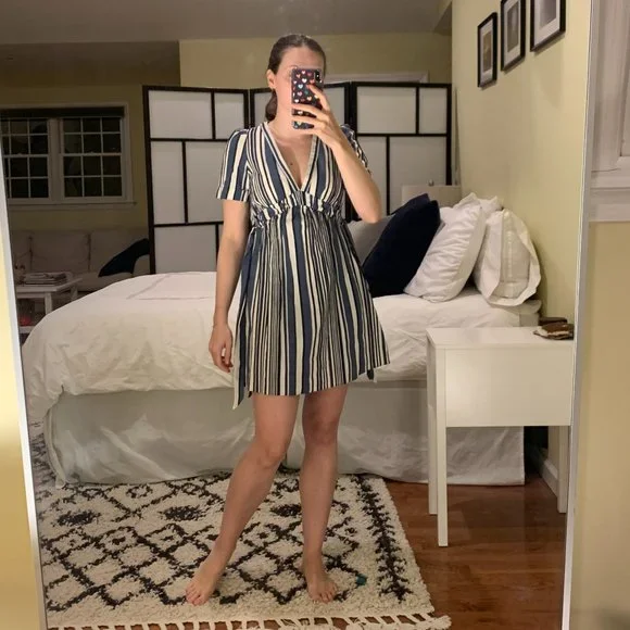 short dress with tie detail zara